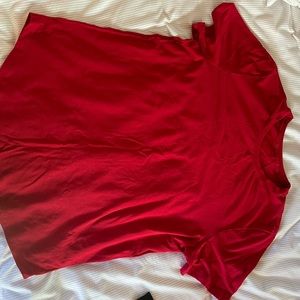 Red lululemon t-shirt 8